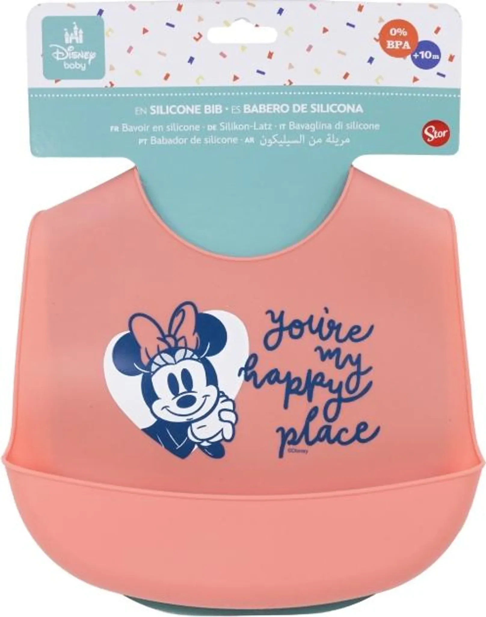 Baby Silikonlatz „Minnie Mouse“ – BPA-frei & mit Auffangschale